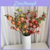 Faux Persimmon Fruit Branch For Home Decor With Foam Painted Berries