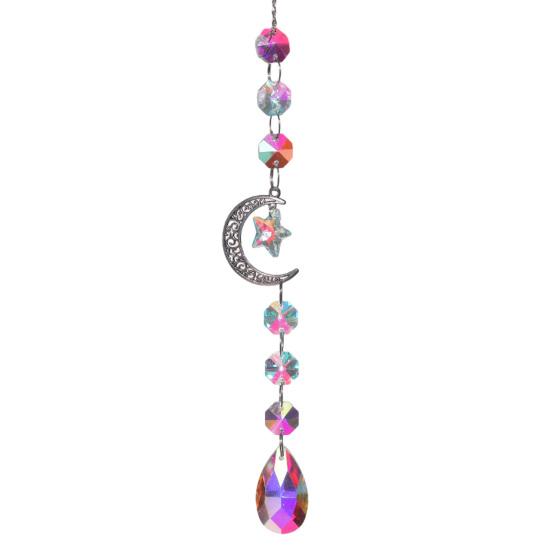 Colorful Crystal Suncatcher Hanging Sun Catcher for Windows Healing Crystal Decor for Home