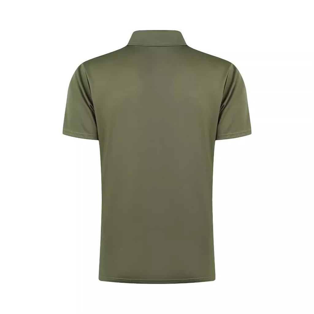 2023 Herren Slim-Fit Poloshirt: Einfarbig, Kurzarm, Umlegekragen, Europäischer & Amerikanischer Stil, Größen bis 5XL.
