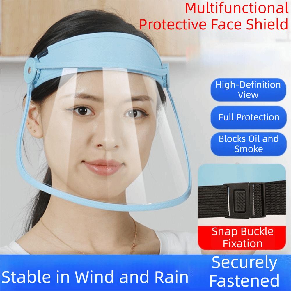 Wiederverwendbare Gesichtsschutzvisiere Transparenter Gesichtsschutz Spritzschutz Gartenarbeit