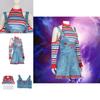 Süßes Dada Zirkusclown Kostüm Halloween Cosplay Horror Puppe Dienstmädchenkleid Revival Set