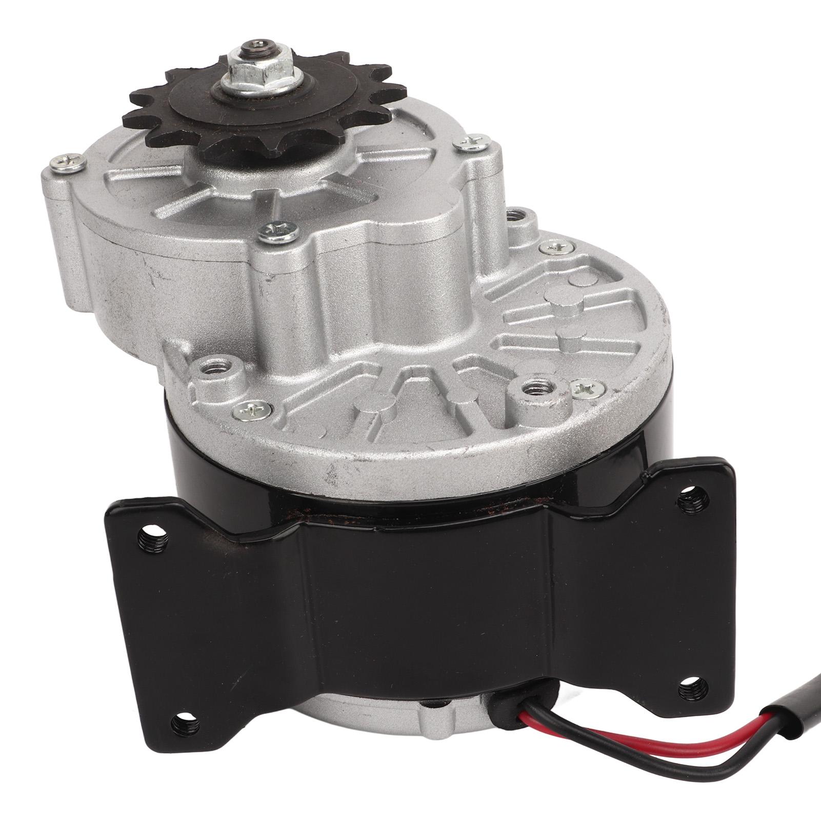 

Электрический редукторный двигатель 12В 250Вт Цепь 114 звеньев Звездочка 22 зуба Двигатель Прочный Редуктор Звездочка Комплект двигателя