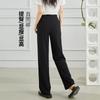 [Wide Leg Pants] Summer Fashionable Age Reducing Straight Leg Pants with Versatile Temperament, Solid Color Casual Pants for Women