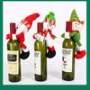 Snowman Christmas Santa Elf Wine Bottle Cover Table Party Decor Xmas Ornaments