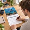 Daily Note Management Calendar with Calendar Sea 2027 Wall Tool Sharks Life Hanging Gift