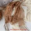 Thin Evening Party Scarves Soft Lace Neck Strap Retro Lace Wrap Scarves  Dress Decoration