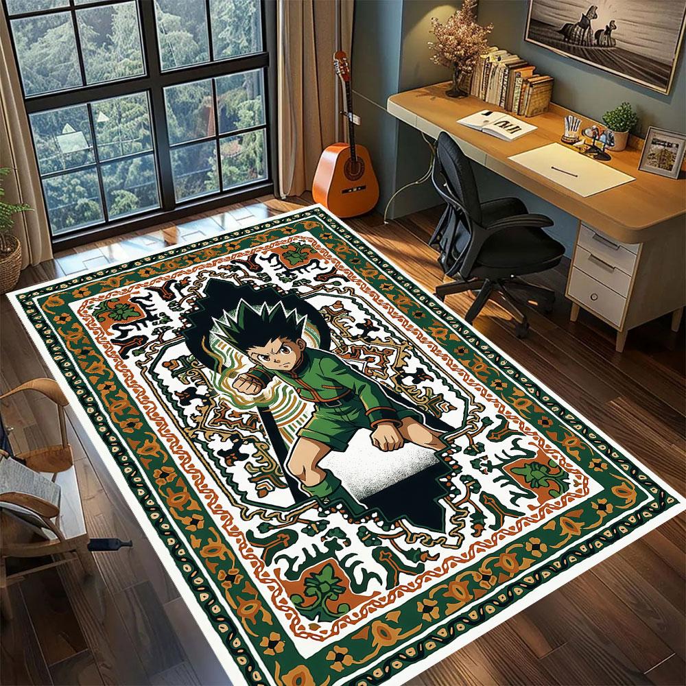 Hunter Anime Character Carpet for Living Room Bedroom Home Decor Cool Movie Mat Play Floor Mat