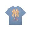 New Era SS22 MLB New York Yankees Letter Print T-Shirt Unisex Tops Light-Blue 13280318