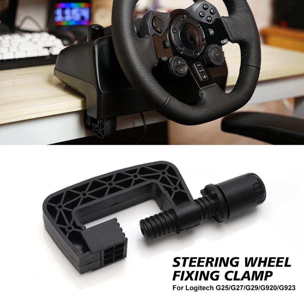 Black Steering Wheel System Fixing Clamp For Logitech G25 G27 G29 G920 G923 Driving Force GT Steering Wheel Systems