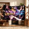 Kpop Girl Group (149) Personalized Name Blanket Soft Cozy Gift for Sofa Bed Couch Home Decoration