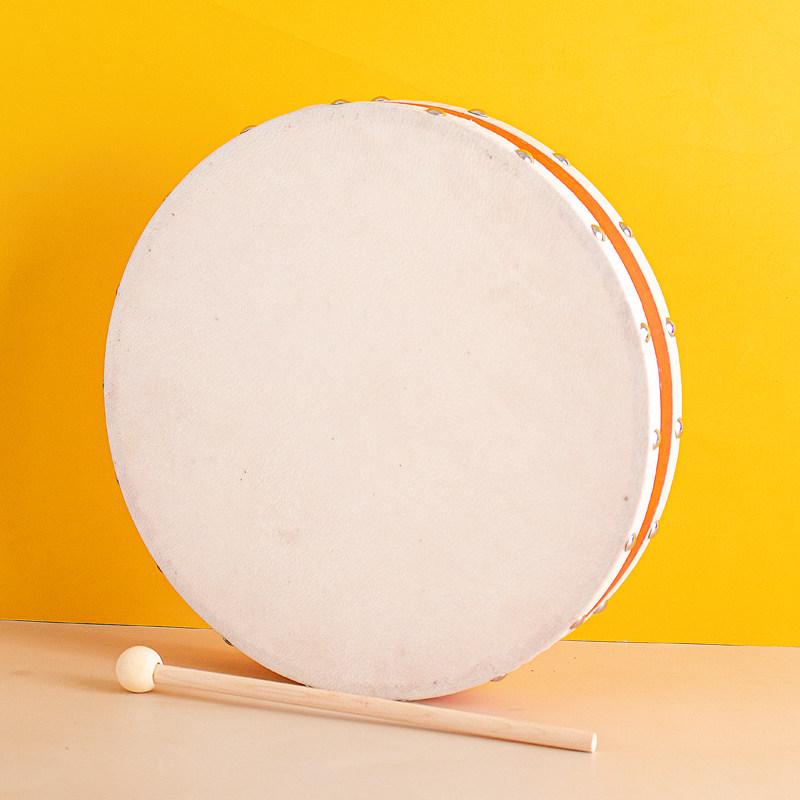 Xinjiang Dance Double-Sided Hand Drum: Kindergarten Orff Instrument Sheepskin Tambourine
