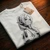 Frieren Portrait T-Shirt | Monochrome Anime Fantasy Tee