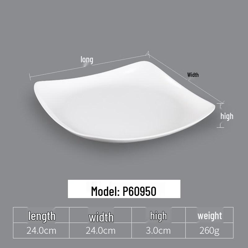 Yi Pan Melamine Boat-Shaped Deep Dish Set