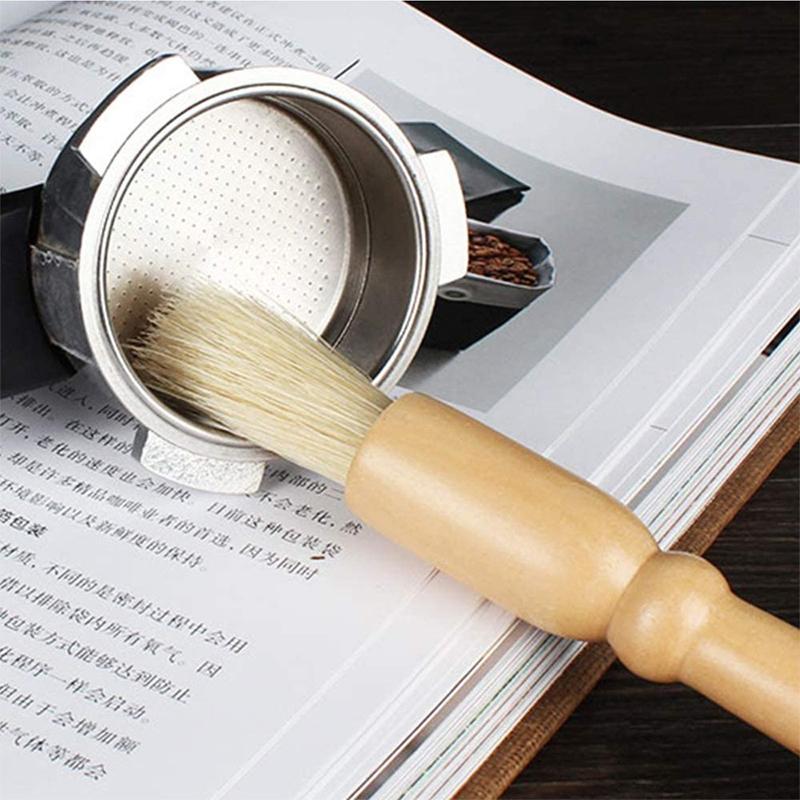 5/15Pcs Coffee Brush Set Espresso Brush Kit Include Wooden Coffee Grinder Machine Cleaning Brush And Nylon Espresso Brush