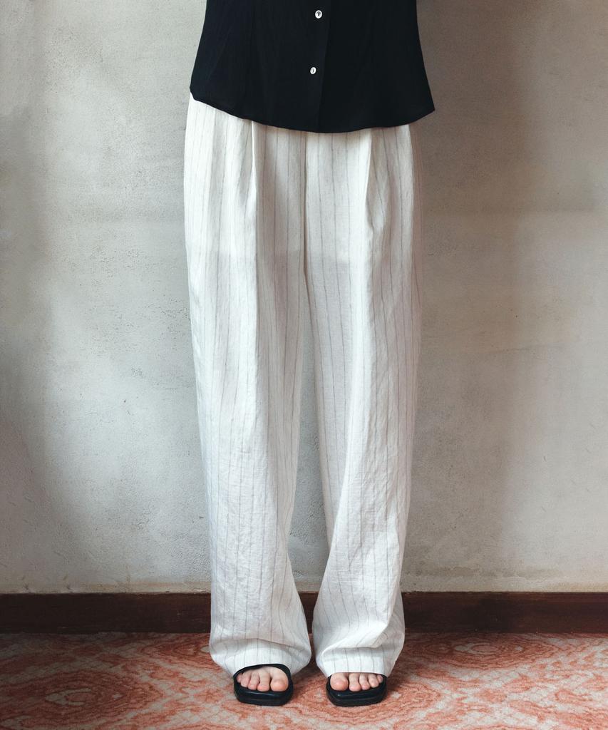 Siyajyu Sipt7209 Breeze St Slacks_Ivory