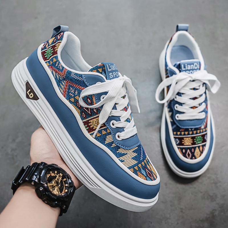 Men's Fashion Casual Low Top Skateboarding Shoes Boys Comfortable Sneakers Male Students Trending Soft Sole Classic Breathable Gym Non-slip