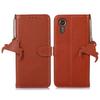 For Samsung Galaxy Xcover7 RFID Blocking Phone Case Genuine Cow Leather Cover