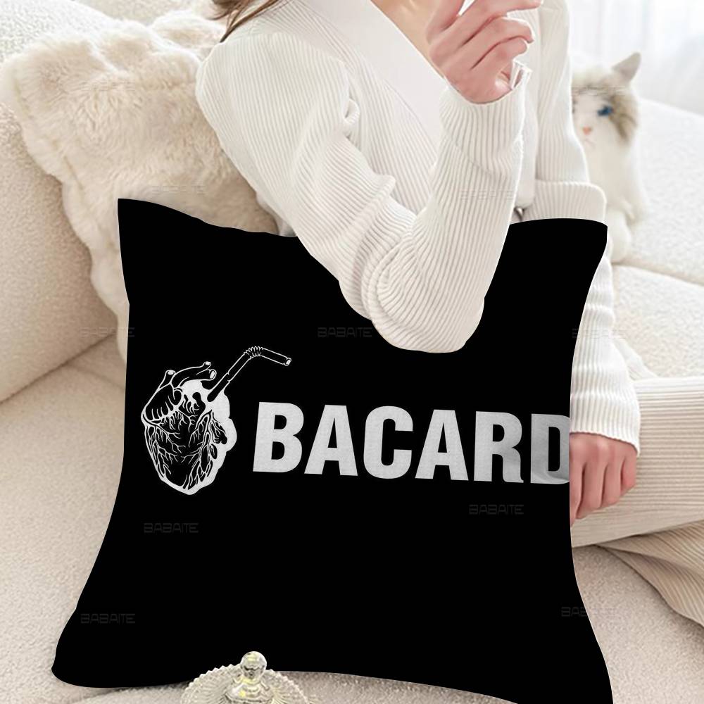 B-Bacardi Rum Vampire Bat Lucky Dragon pillow cover sofa cushion cover home room decoration children gift