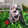 Generic  New 10Cm Cute Anime Lady Doll With Rabbit Car Dashboard Decor Home Decor Birthday Gift For Anime Enthusiasts