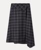 MIXXO Check Asymmetrical Skirt_Miwwhg326B