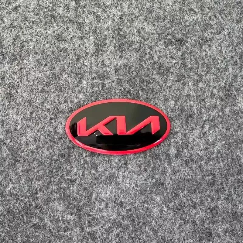 2026 Heißer Autoaufkleber Auto Lenkrad Mittel Emblem Aufkleber Dekoration Für KIA EV6 Sorento Niro Stinger Ceed Carnival K5 K9 S