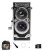 CHUZHAO Vintage Mini Digital Portable Retro Compact 1080P Video Camera with 12MP Autofocus for and Includes 16GB Neck Charging and Japanese