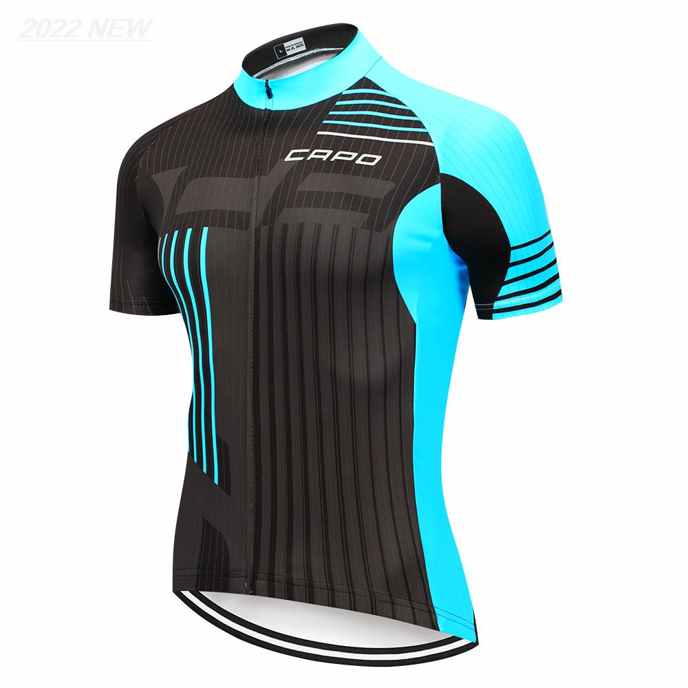 

2026 Breathable Cycling Suit Set Men Summer Pro CAPO Team Bicycle Cycling Clothing Set Bike Clothes Mountain Sports Bike Set Cycling Suit XS