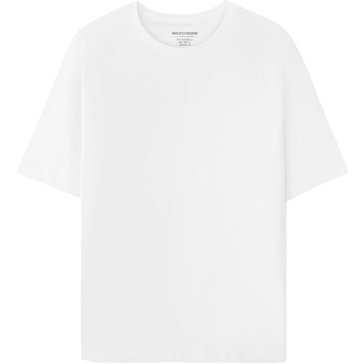 Skechers Breathable Antibacterial Round Neck Pullover Short Sleeve T-Shirt Men tops L326M064-0747 S