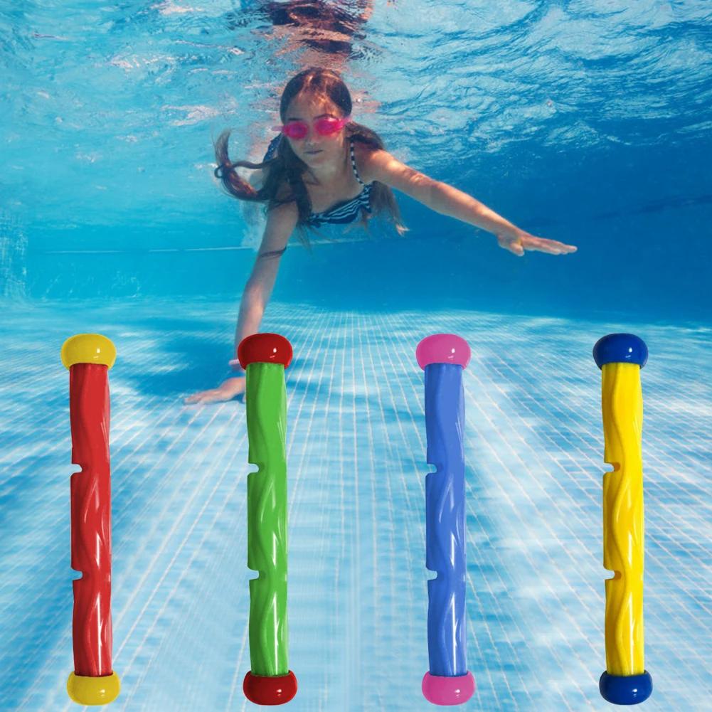 Kids Diving Game Toys Set Cartoon Underwater Toys Diving Game Water Toy Water Sports Throwing Toy Swimming Pool Accessories