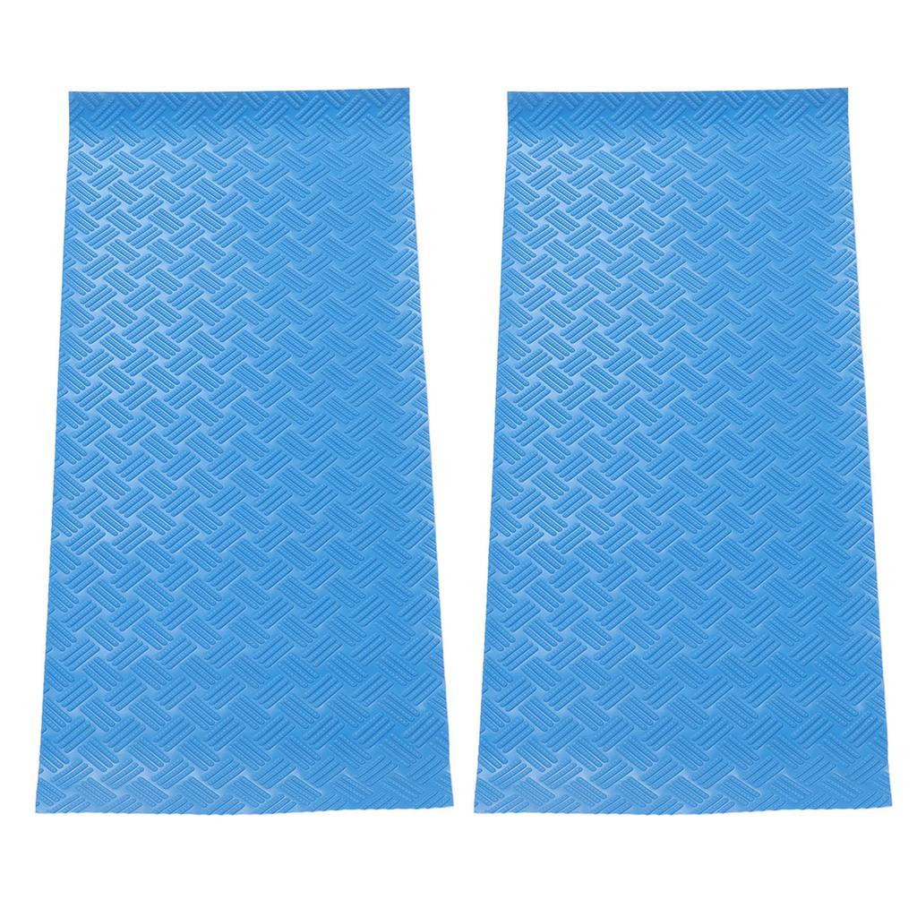 2 Stück Schwimmbadleitermatte Gummi Schutzboden Stufenpolster 60x24x0.1cm Set Kit