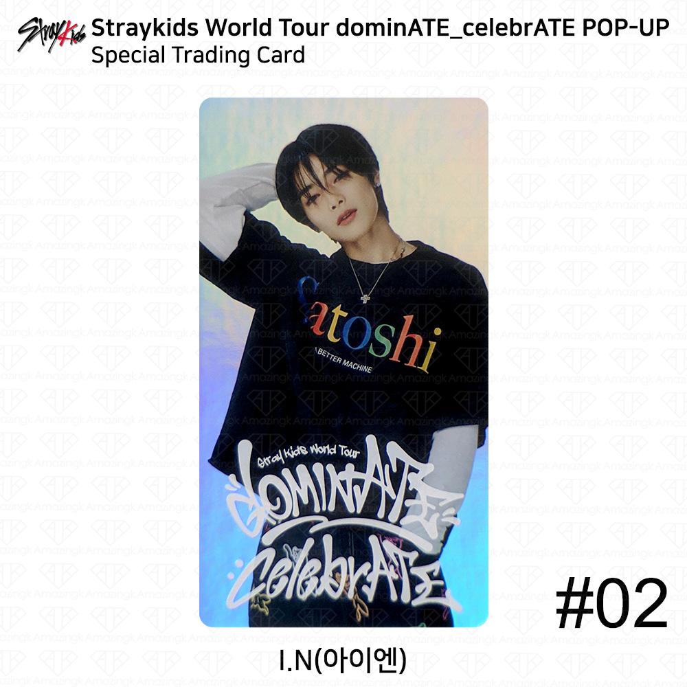 

Stray Kids Мировой тур DominATE CelebrATE POP-UP Специальная торговая карта KPOP K-POP I.N #2