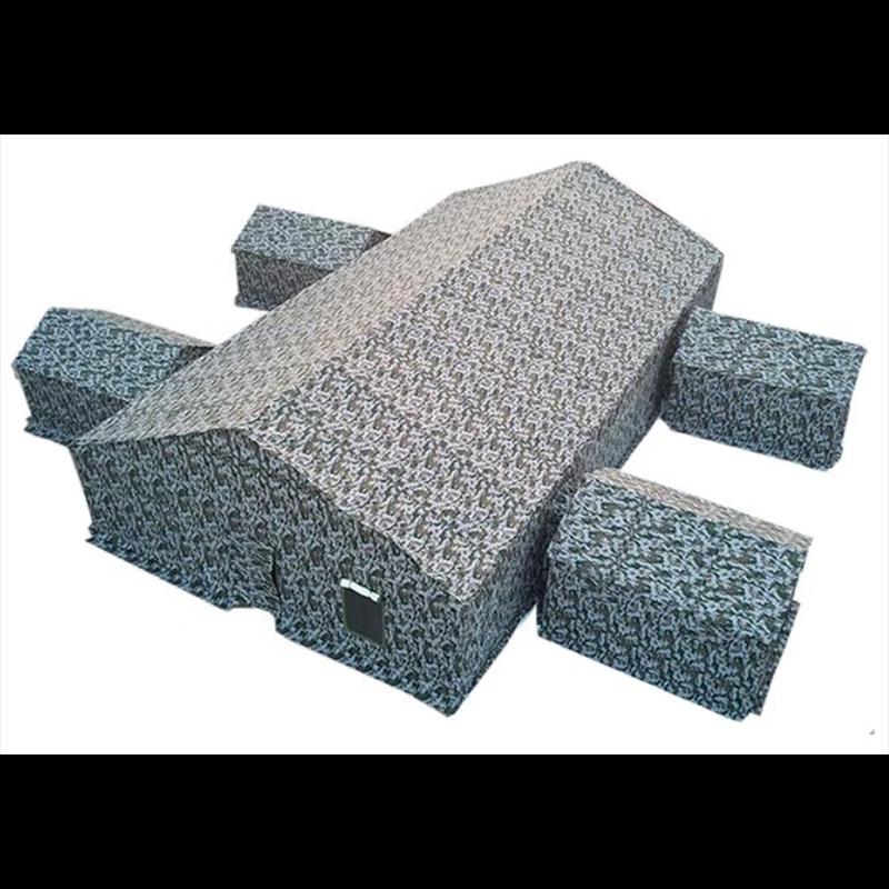 Churong 14x9m Field Command Tent with 4 Annex Rooms