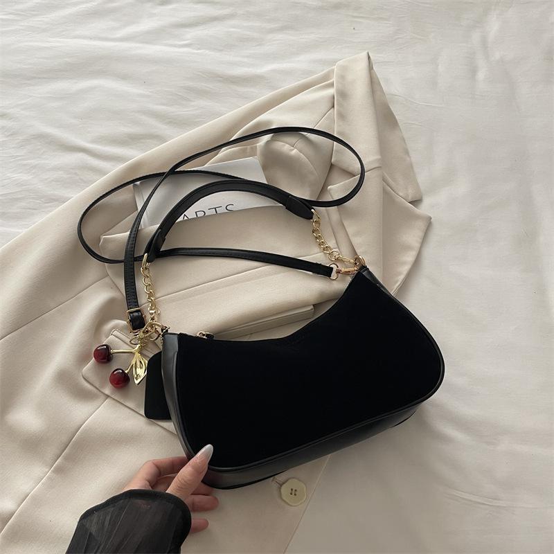 Women S Small Suede Crossbody Bag Simple Fashion Shoulder Purse