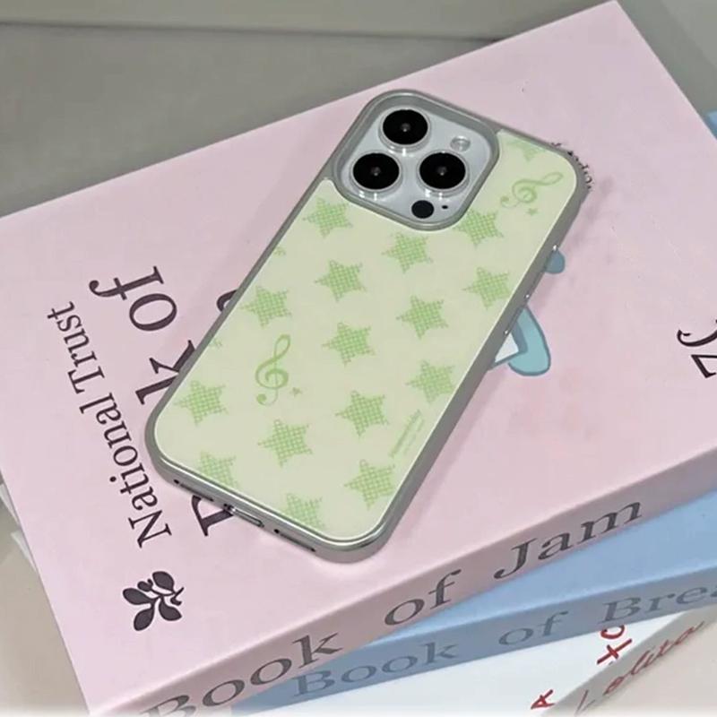 

Y2K Korean INS Sweet Spicy Girl Star Electroplated Couple Phone Case For iPhone 17 Promax Air 16 E 15 14 13 11 12 Pro Plus Cover iPhone 15 Pro Max