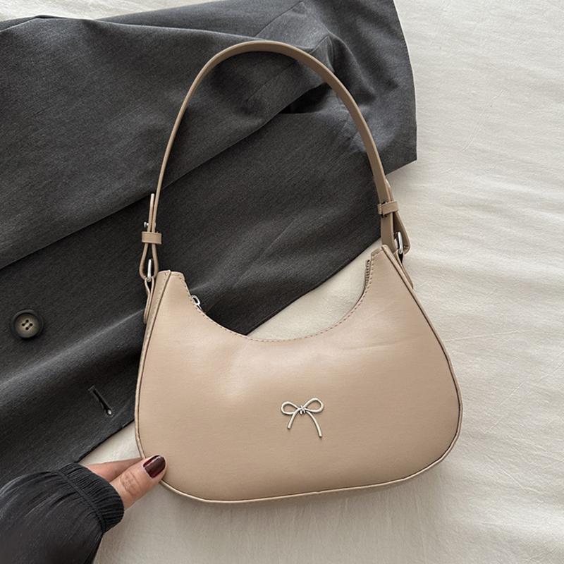 Сумка под мышку Женская S Новая Сумка через плечо Повседневная Сумка-полумесяц Сумка на плечо хаки