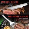 BBQ Accessories Grill Tools Set,Stainless Steel Barbecue Grill Accessories for Outdoor Grill,Barbecue Utensils Grilling Accessor
