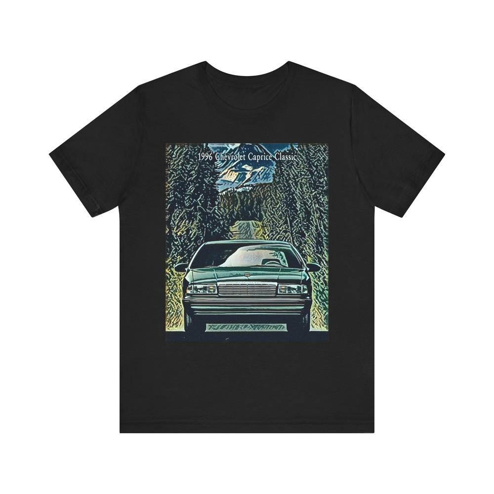 

1996 Caprice Classic Car Graphic Print Crewneck Unisex Short Sleeve Tee Shirt 2XL