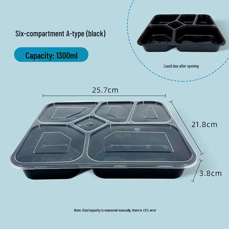 Disposable Compartment Takeout Containers with Lids