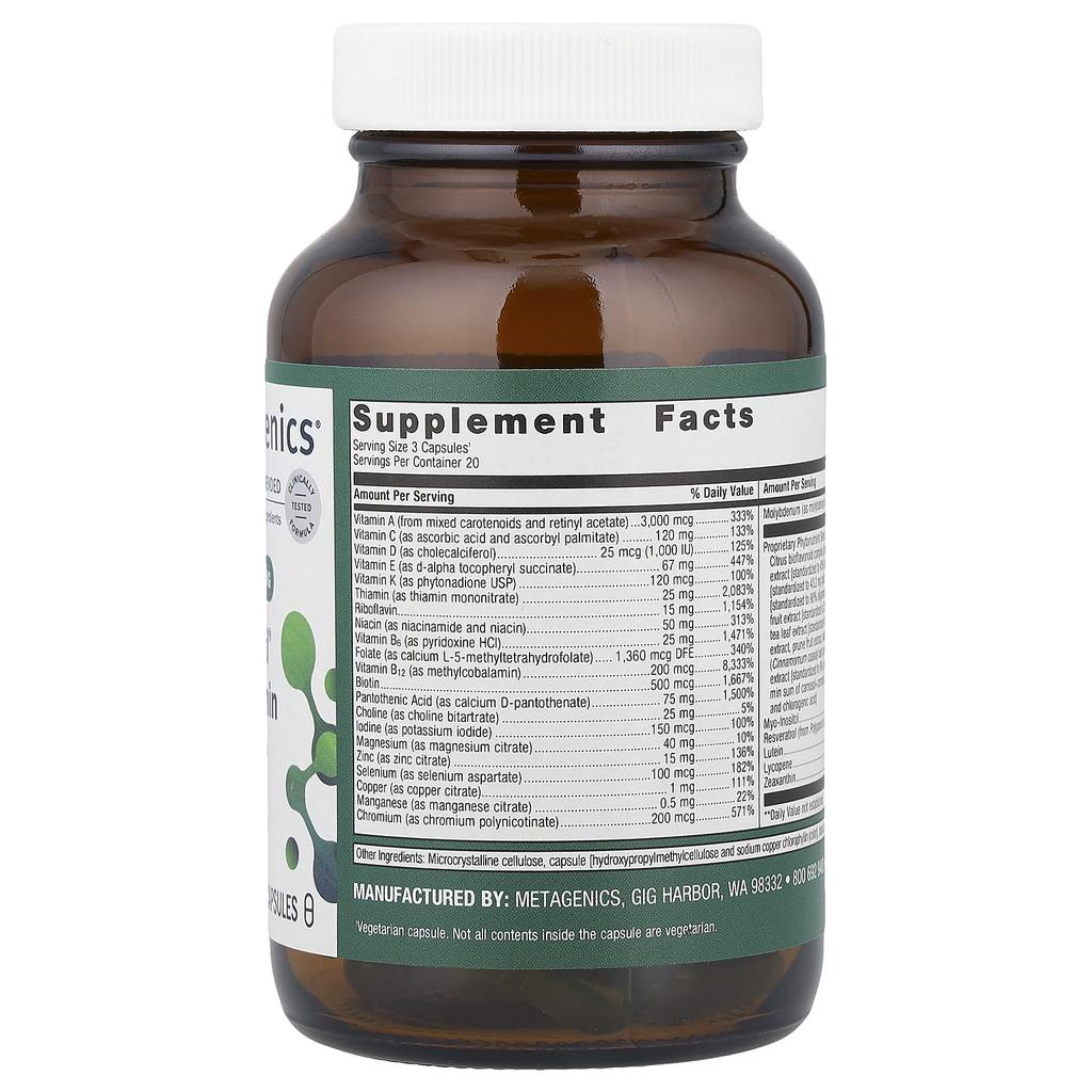 Phytomulti® Multivitamin, 60 Capsules