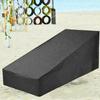 Oxford Cloth Beach Chair Cover Full Coverage Lounge Chair Cover Chaise Lounge Cover  for Outdoor