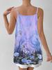 2025 Cross-border Spaghetti Strap Printed Casual Women's Vest Top