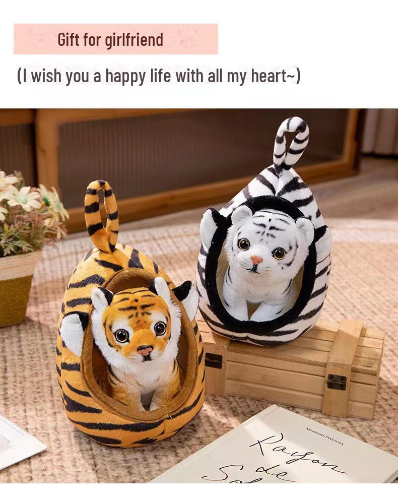Zoo Animal Plush Toys: Tiger, Giraffe, Leopard, & Lion Dolls - Perfect Children's Gift