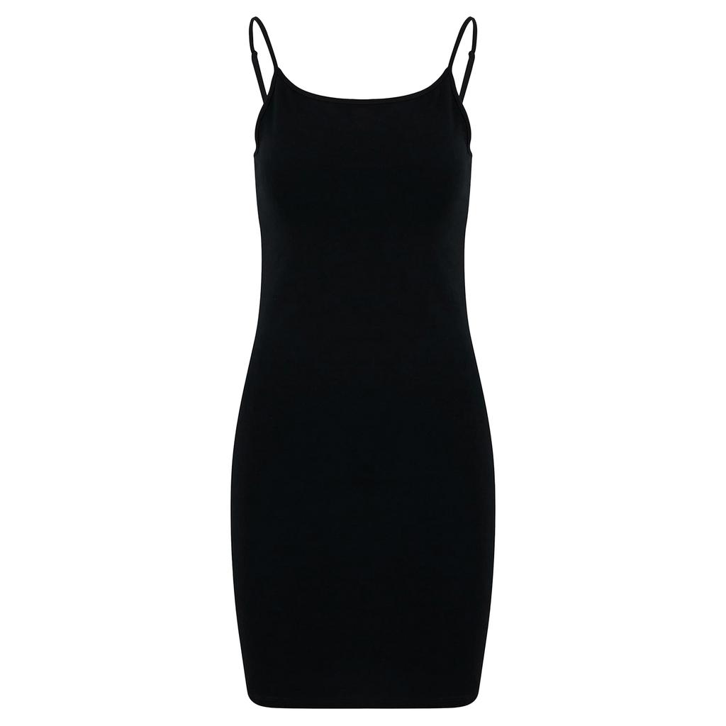 Build Your Brand Womens/Ladies Jersey Stretch Slim Dress