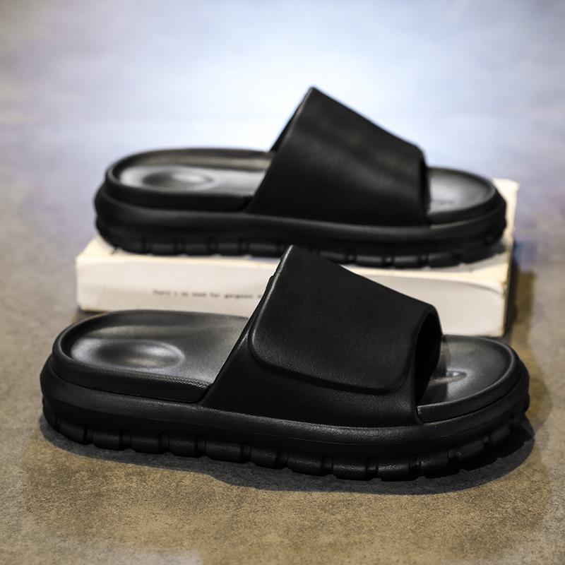Summer Women Slippers Men Sandals Casual Beach Shoes Soft Bottom Slides Thick Platform EVA Anti Slip Home Slippers