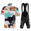 Herren Damen Radsport Trikot Set Kurzarm Schnelltrocknend Fahrradbekleidung Rennrad Mountainbike Outdoor Sport