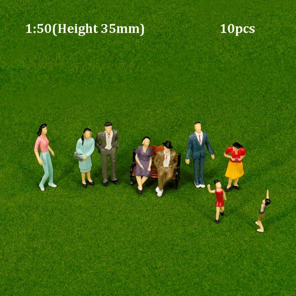 

10/100pcs Mixed Color Model Building People Figures 1:30 1:100 1:200 Scale Simulation Doll 1:50 10pcs