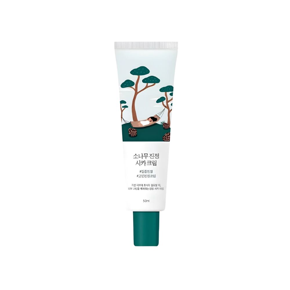 ROUND LAB Pine Calming Cica Cream Soothing Skin Barrier Moisturizer 50ml