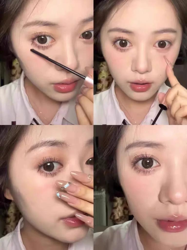 New Arrival Bruch Head Mascara One Brush Hair-Styling Curling Waterproof Long Lasting Non Smudge Long Distinct Look Nature Base