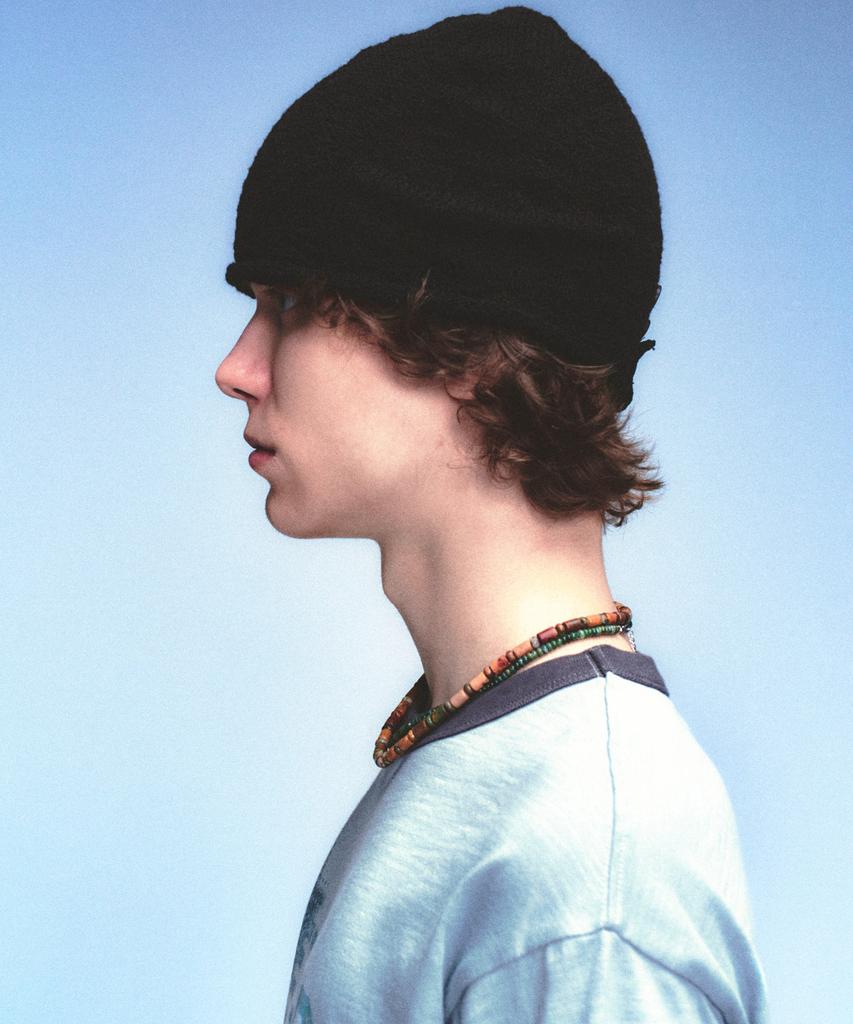 MAINBOOTH Button Turban Beanie(Black)