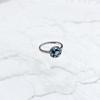 Srebrny pierścionek z topazem London Blue o masie 0,908 ct, masie produktu 2,81 g (2166931)